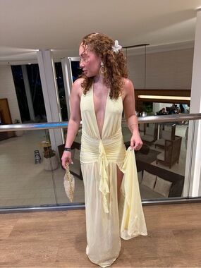 Plunge Maxi Dress